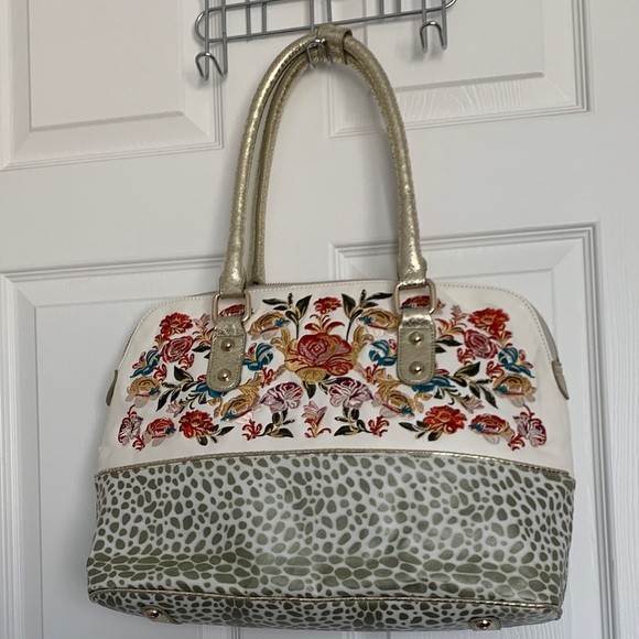 Sharif Embroidered Handbag - Picture 1 of 10